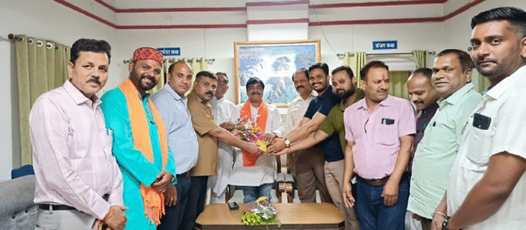 वाइस चेयरमैंन का हुआ मंडला आगमन, समाजसेवियों ने किया स्वागत