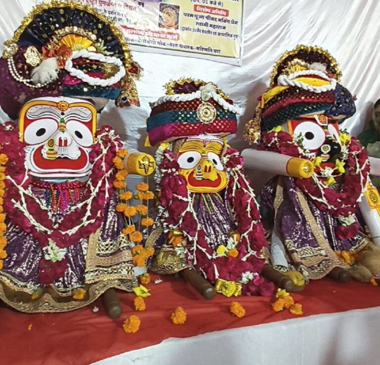 भगवान महाप्रभु जगन्नाथ स्वामी की रथ यात्रा पहुंची मंडला, जगह-जगह हुआ भव्य स्वागत